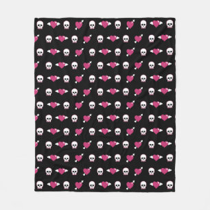 Manta Polar Cráneos y corazones