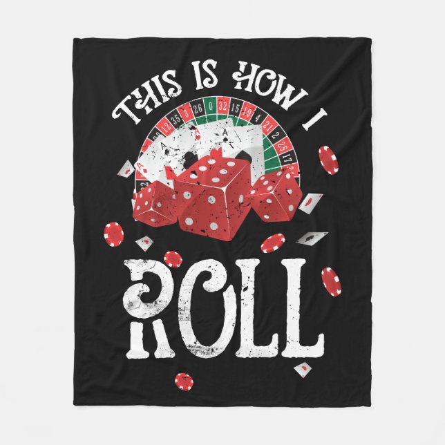 Manta Polar Craps Así Es Como Me Lanza (Anverso)