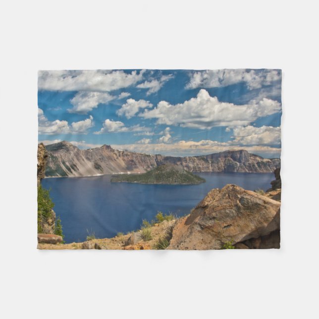 Manta Polar Crater Lake and Wizard Island, Crater Lake (Frente (Horizontal))