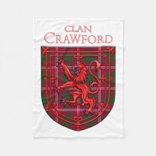 Manta Polar Crawford Tartan Scottish Plaid Lion Rampant