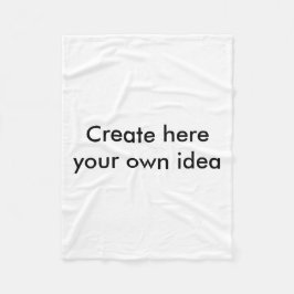 Manta Polar Crea aquí tu propia idea - por Camiseta para Diseñ