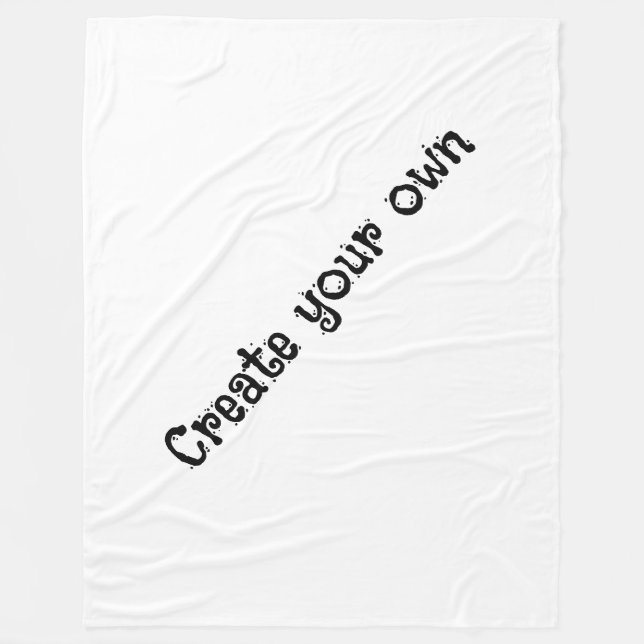 Manta Polar Crea el tuyo propio (Anverso)