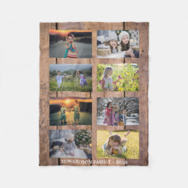 Manta Polar Crea tu propio collage de fotos familiares persona