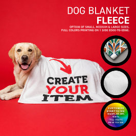 Manta Polar CREA-TU-PROPIO DIY Sube tu diseño personalizado pe