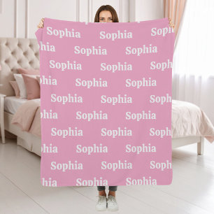 Manta Polar Crea tu propio nombre personalizado
