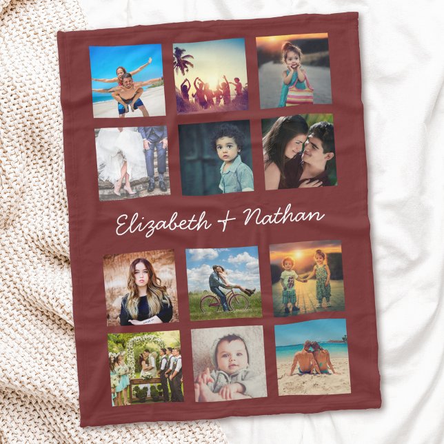 Manta Polar Crea tus amigos de la familia de Personalizados 12 (Subido por el creador)