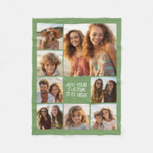 Manta Polar Crea un collage de fotos personalizado con 8 fotos