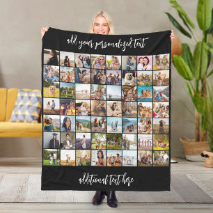 Manta Polar Crear su propio Collage de fotos 56 personalizado