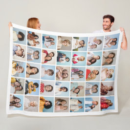 Manta Polar Crear su propio Collage de fotos de 35