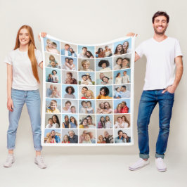 Manta Polar Crear su propio Collage de fotos de 35