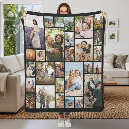 Manta Polar Crear su propio Collage de fotos Personalizado 28