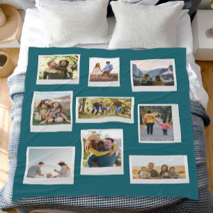 Manta Polar Crear su propio Collage de fotos Personalizado ret