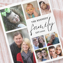 Manta Polar Crear su propio nombre de familia de 8 Collages de