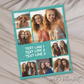 Manta Polar Create a Custom Photo Collage with 7 Photos - Text