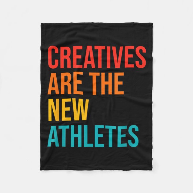 Manta Polar Creatives Are The New Athletes Funny Retro Apparel (Anverso)