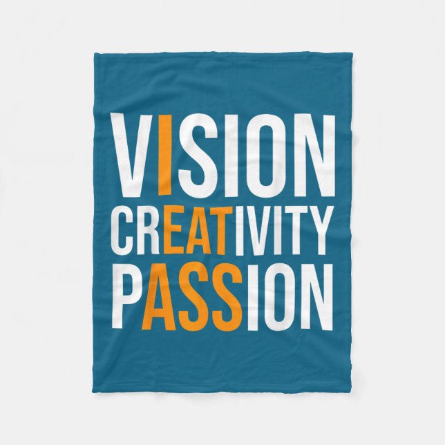 Manta Polar Creativity On Shirt Sarcastic Funny Motivation  (Anverso)