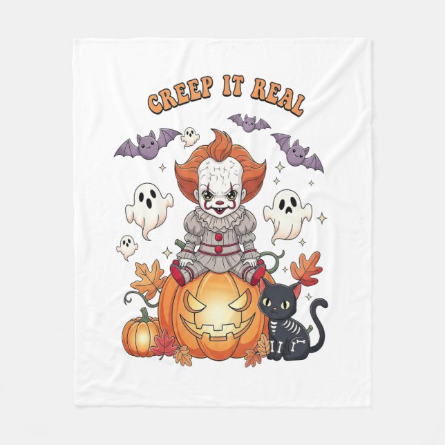 Manta Polar Creep It Real Halloween Clown (Anverso)