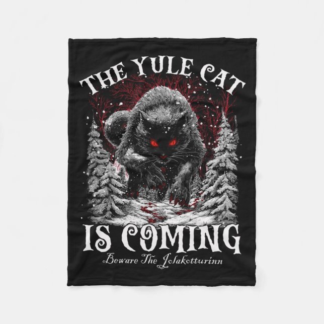 Manta Polar Creepmas The Yule Cat Is Coming Be Ware Of Jolakot (Anverso)