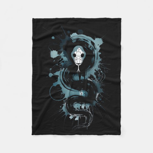 Manta Polar Creepy Cute Goth Snake Horror Snake Sketch Alt Nge (Anverso)