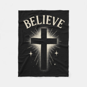 Manta Polar Creer - Biblia Cristiana Jesús Religioso