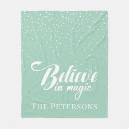 Manta Polar Creer en la mágica mint.