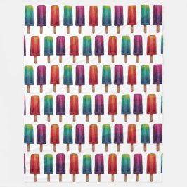 Manta Polar Cremas de hielo acuáticas cúrcules popsicas