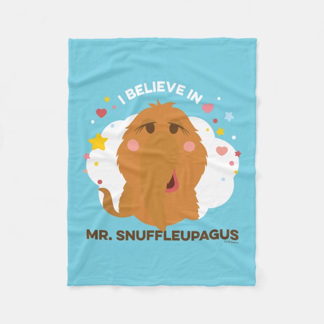 Manta Polar Creo En El Sr. Snuffleupagus (Anverso)
