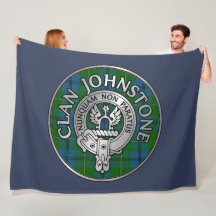 Crest y Nudo de Tartán del Clan Johnstone