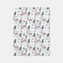 Manta Polar Criaturas del animal del arbolado del bebé