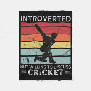 Manta Polar Cricket Antiguo Introvertido Pero Dispuesto a Disc