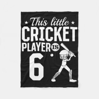 Manta Polar Cricket Player Is 6 Years - 6th Birthday Cricket P