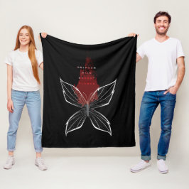 Manta Polar Crimson Rain Buscaba Flor Hua Cheng
