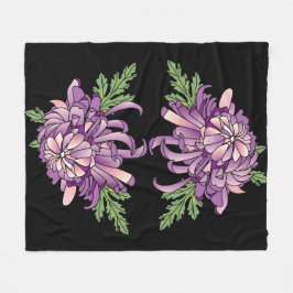 Manta Polar Crisantemo