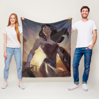 Manta Polar Crisis infinita Ilustracion de mujer maravilla