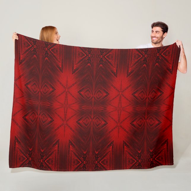 Manta Polar Cristal rojo 1 (In situ)