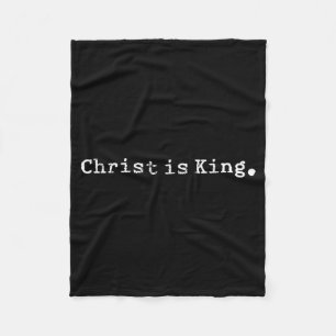 Manta Polar Cristo Es Rey Jesús Católico Cristiano Cristiani