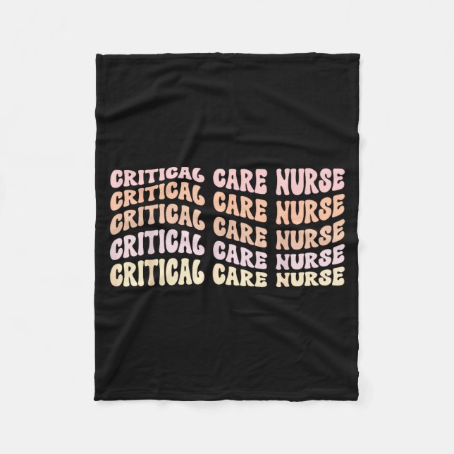 Manta Polar Critical Care Nurse Groovy Critical Care Unit  (Anverso)