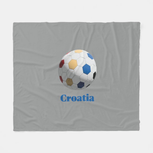Manta Polar Croatia Soccer (Frente (Horizontal))