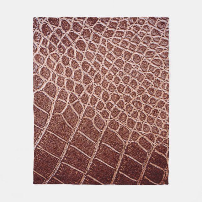 Manta Polar Crocodile leather pattern backgroundabstract,allig (Anverso)