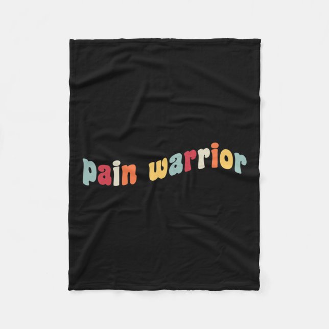 Manta Polar Crónica de Crohn, Guerrero del Dolor, concientiza (Anverso)