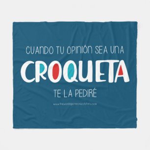 Manta Polar Croqueta