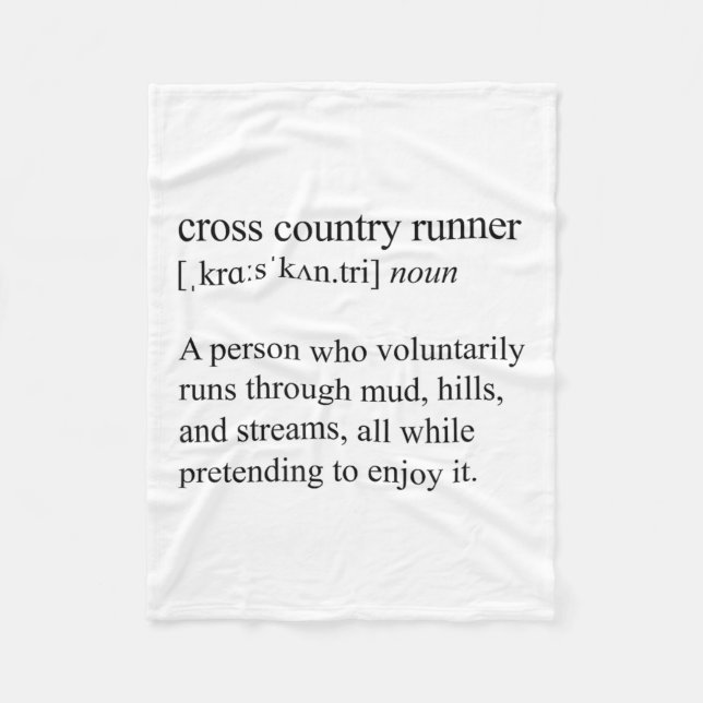 Manta Polar Cross Country Runner Definition, Xc Running  (Anverso)