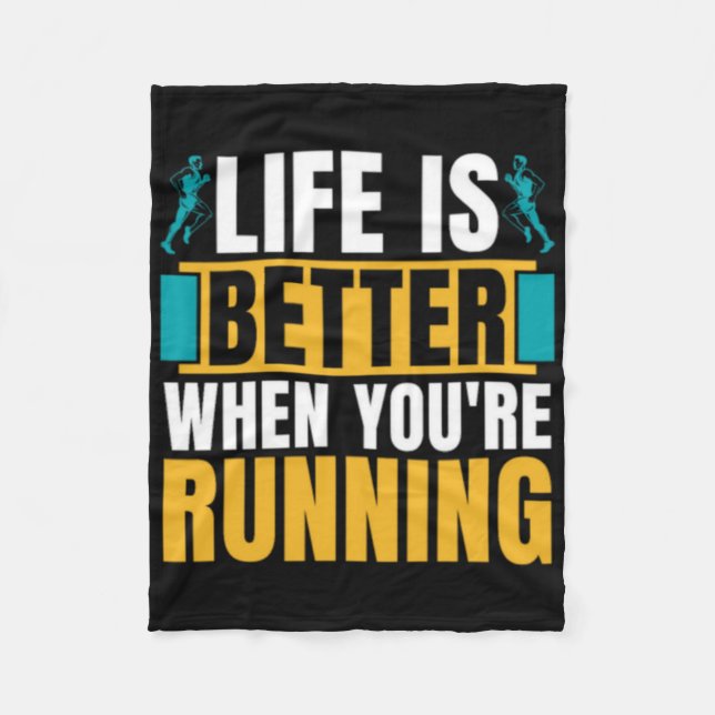 Manta Polar Cross Country Running Life Is Better When Athletic (Anverso)