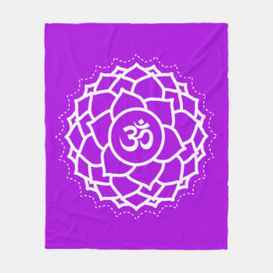 Manta Polar Crown Chakra   Sahasrara   Morado   Medición