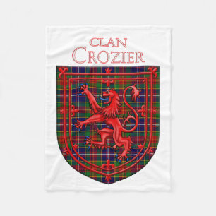 Manta Polar Crozier Tartan Scottish Plaid Lion Rampant