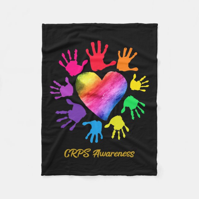 Manta Polar Crps Awareness Hands Crps Gift (Anverso)
