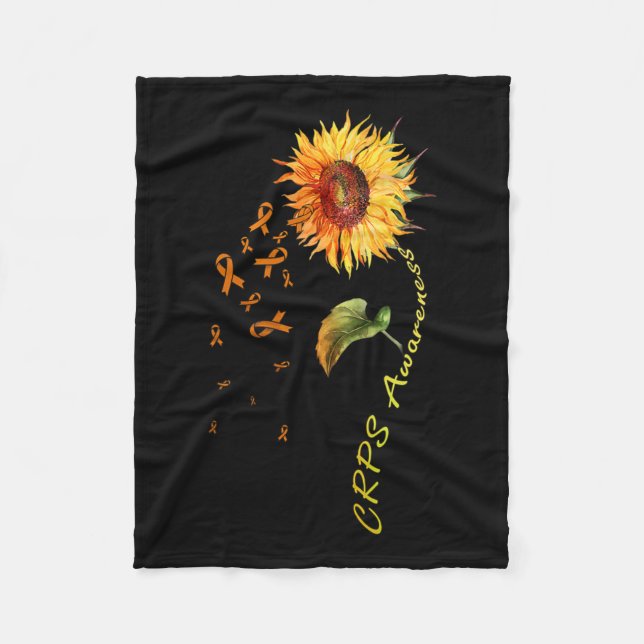 Manta Polar Crps Awareness Sunflower Tees (Anverso)