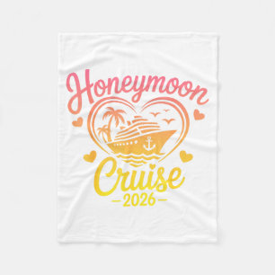 Manta Polar Crucero de luna de miel 2026 Parejas casadas coinc