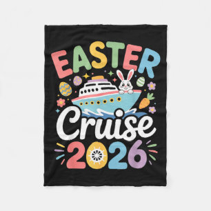 Manta Polar Crucero de Pascua 2026 Familia Pareo Conejo Primav