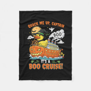Manta Polar Crucero de patos de Halloween de Boo Crucero de li
